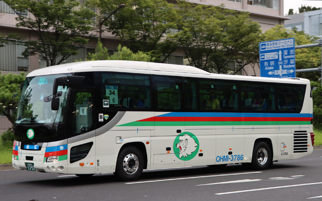 近江鉄道 3786 滋賀200か1357: exhaust note.